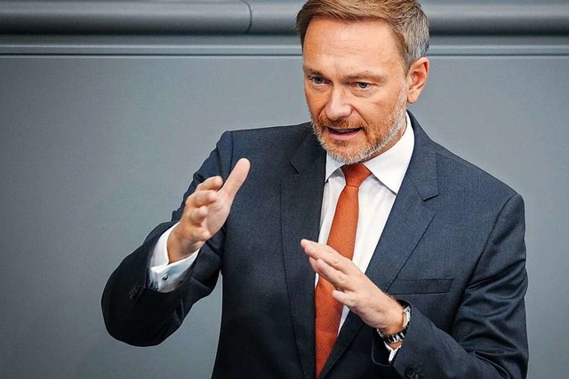 Finanzminister Christian Lindner  soll...n &#8211; alles andere sind Spielchen.  | Foto: Kay Nietfeld (dpa)