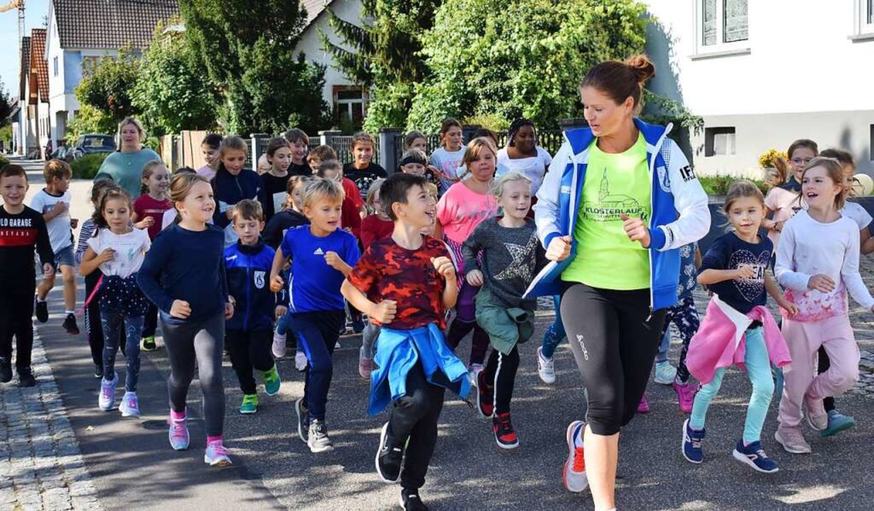 Einen Vorgeschmack auf das Sportereign...chler aus Schuttern bereits bekommen.  | Foto: Bastian Bernhardt