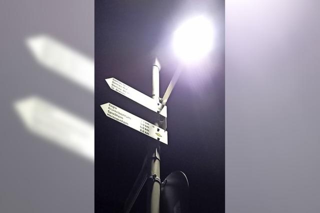 Straenlampen bleiben lnger dunkel