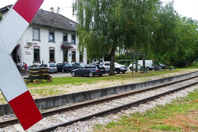 Die Bahnstrecke soll fr den Personenv...hnhfli in Hammerstein Richtung Sden)  | Foto: Victoria Langelott