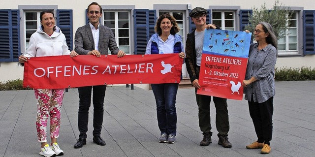 Freuen sich auf die offenen Ateliers u...Killian und Simone Rosenow (von links)  | Foto: Eva Buchholz