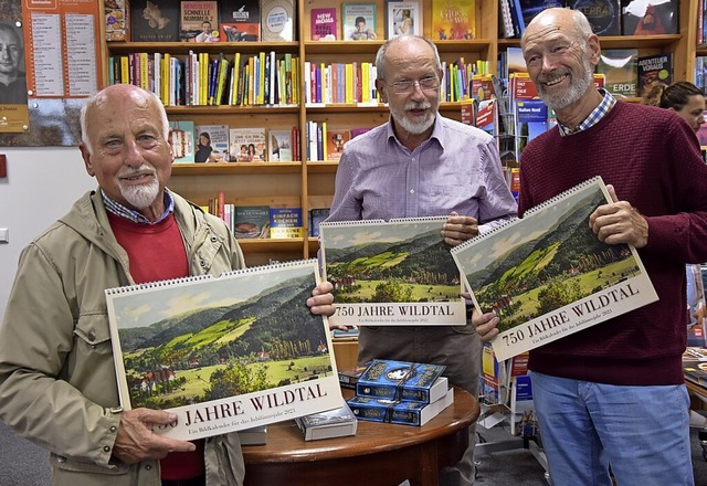 Peter Ritter, Albert Rummler und  Hart...ender &#8222;750 Jahre Wildtal&#8220;.  | Foto: Andrea Steinhart