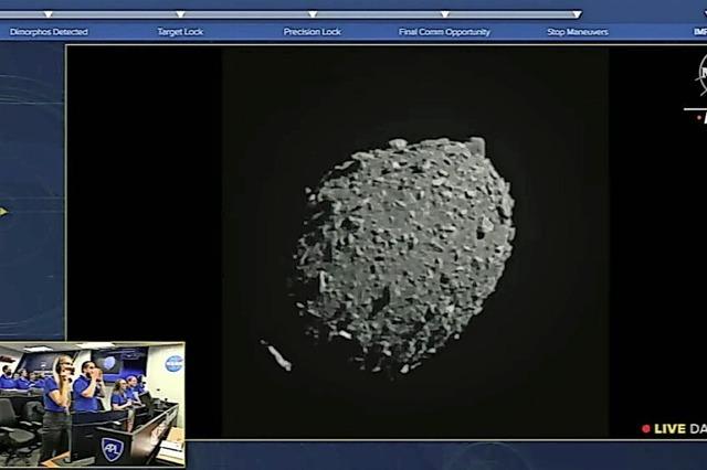 Sonde planmäßig in Asteroiden gekracht