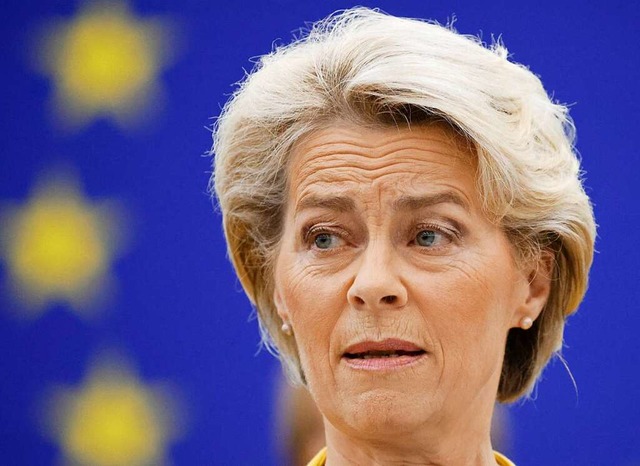 EU-Kommissionsprsidentin Ursula von der Leyen  | Foto: Philipp von Ditfurth (dpa)