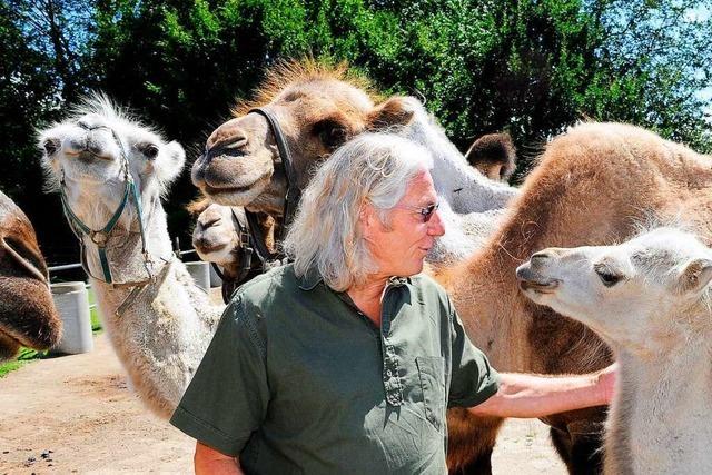 Der Herr und Meister der Mundenhof-Kamele geht in den Ruhestand