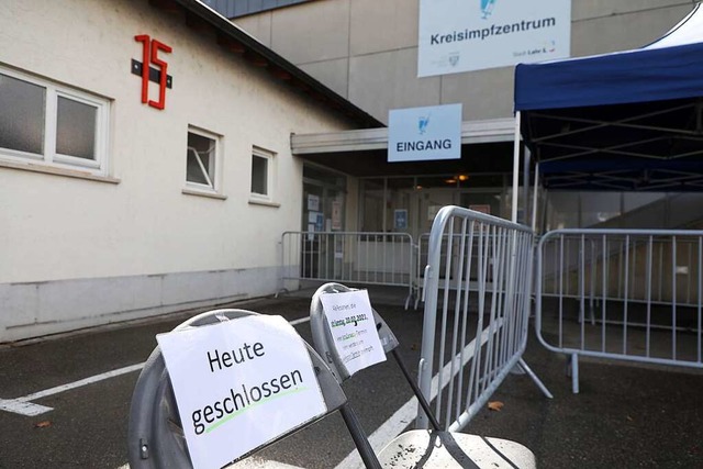 Das Kreisimpfzentrum schliet ab Samstag.  | Foto: Christoph Breithaupt