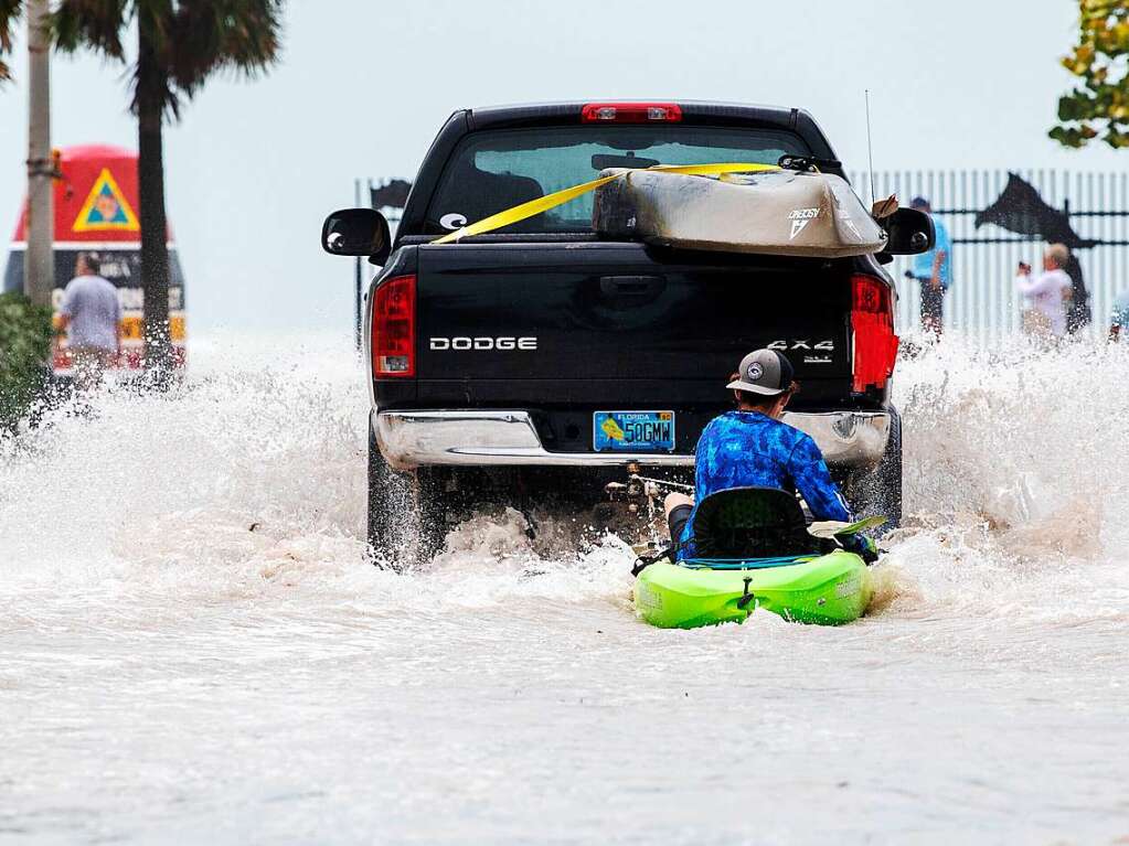 Hurrikan Ian trifft in Florida auf Land