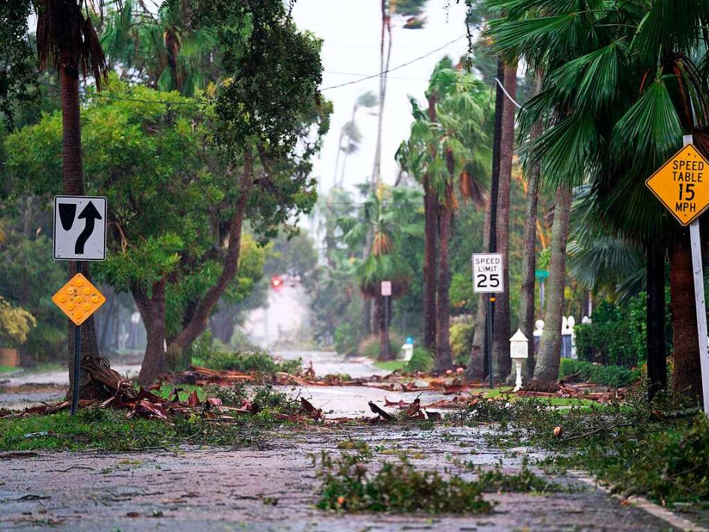 Hurrikan Ian trifft in Florida auf Land