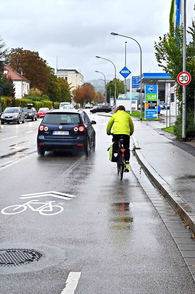 Das Gericht hat die neue Verkehrsregel...ae im IG Nord fr rechtmig erklrt.  | Foto: Thomas Kunz