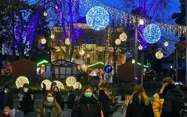 Ein Lichtermeer war vergangenes Jahr d...park. Das wird es so nicht mehr geben.  | Foto: Michael Bamberger