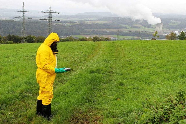 Strahlensprtrupps aus dem Regierungsb...ie Messung mglicher Kontaminationen.   | Foto: Regierungsprsidium Freiburg