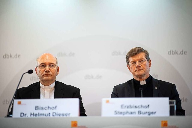 Fortan sollen der Bischof von Aachen, ...Trierer Bischof Stephan Ackermann, ab.  | Foto: Sebastian Gollnow (dpa)