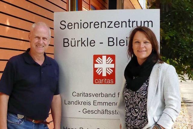 Auf Uwe Zimmer folgt Katja Rambach bei der Caritas-Altenhilfe im Landkreis Emmendingen