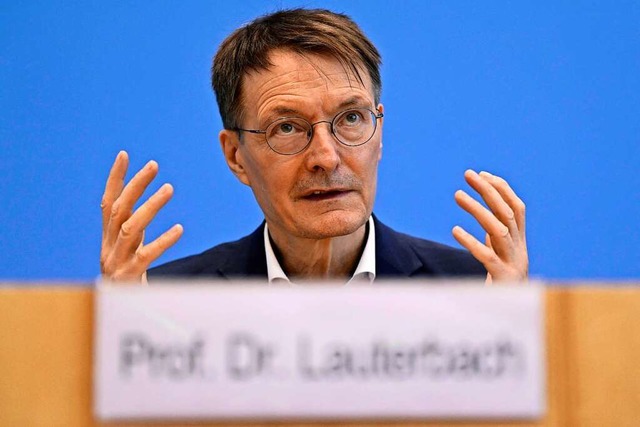 Bundesgesundheitsminister Lauterbach  | Foto: JOHN MACDOUGALL (AFP)