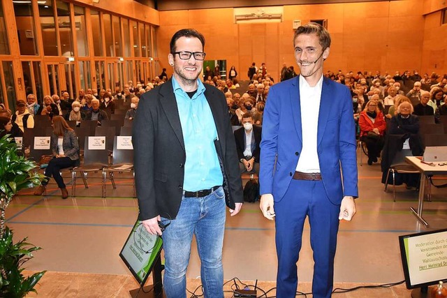 Die Kandidaten Marco Kern (links) und Raphael Walz  | Foto: Andrea Steinhart