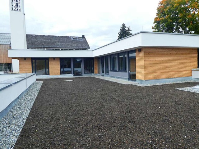 Der Altbau des Kindergartens Arche Noah ist ein Neubau geworden.  | Foto: Peter Stellmach