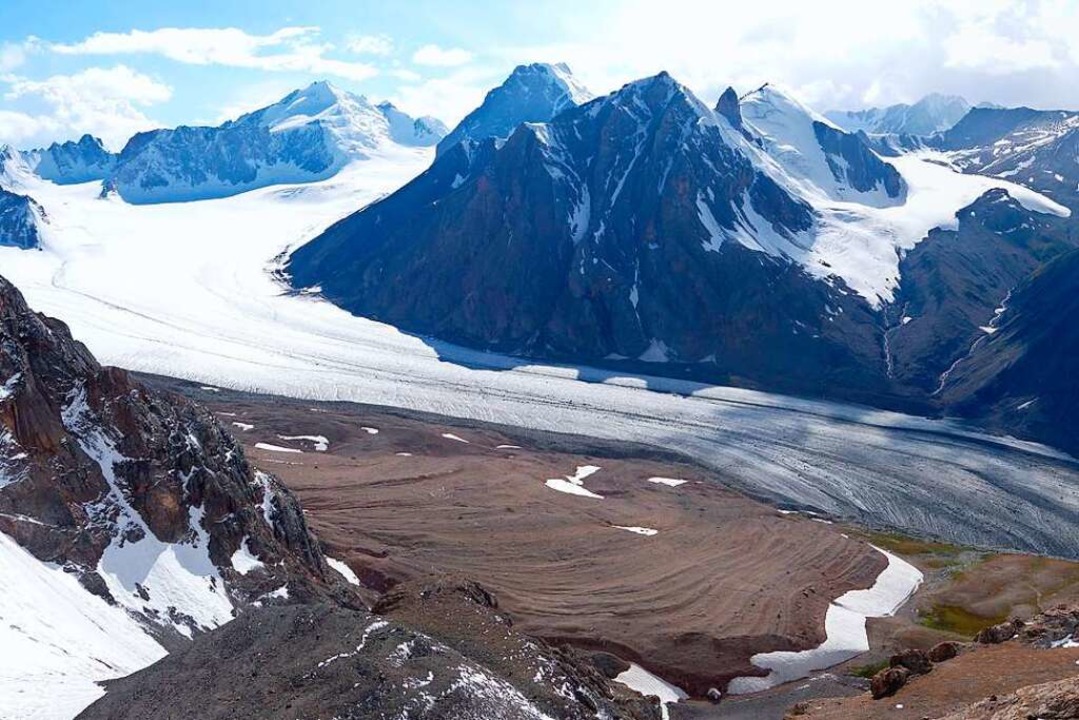Ein Gletscher in Kirgisistan.  | Foto: Matthias Huss