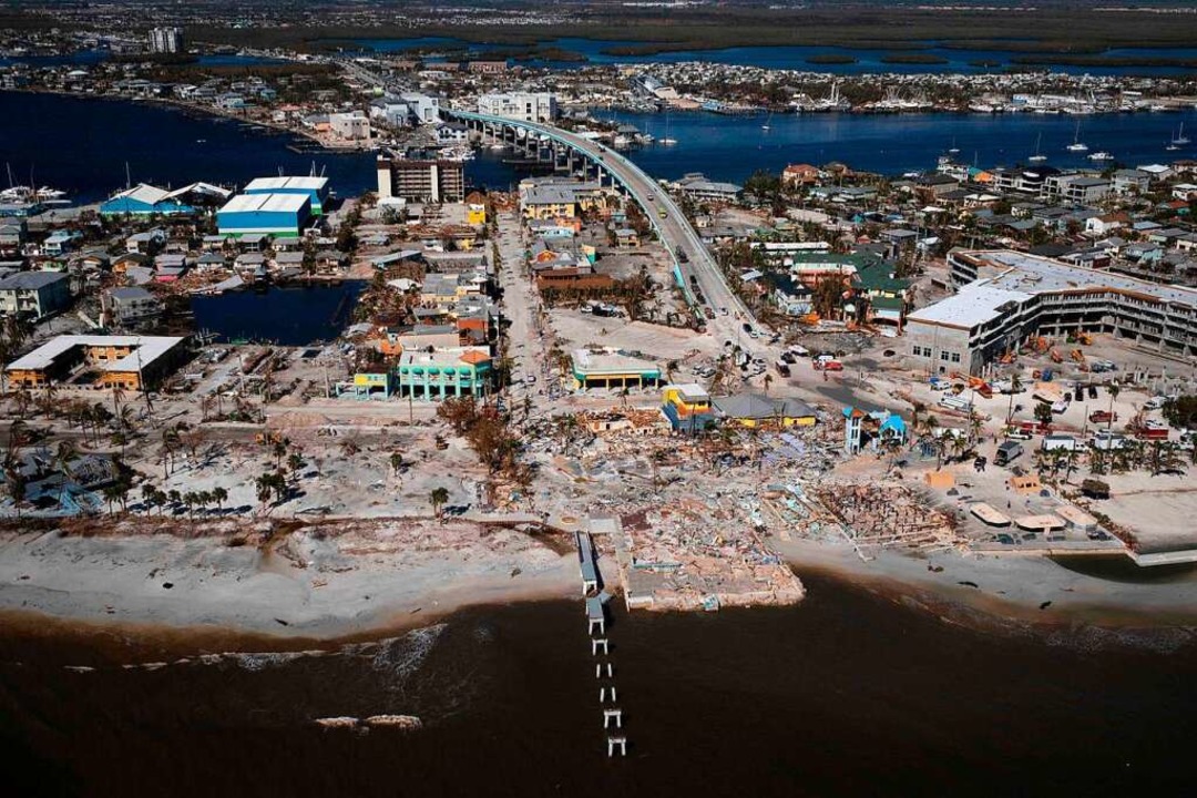 Fort Myers Beach in Florida nach Hurrikan &#8222;Ian&#8220;  | Foto: RICARDO ARDUENGO (AFP)