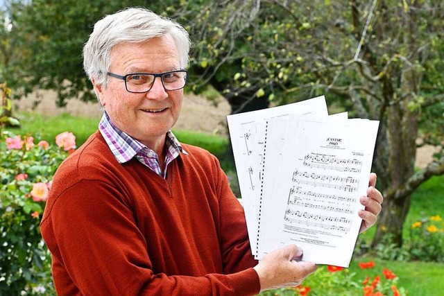 Wolfram Mndlein wurde Anfang der 1960...Mitglied im MGV Liederkranz Zhringen.  | Foto: Thomas Kunz