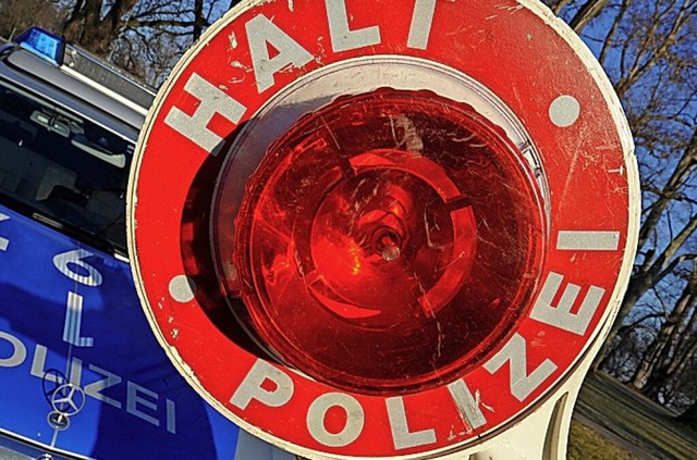 Stopp, Polizei.  | Foto: Franziska Kraufmann
