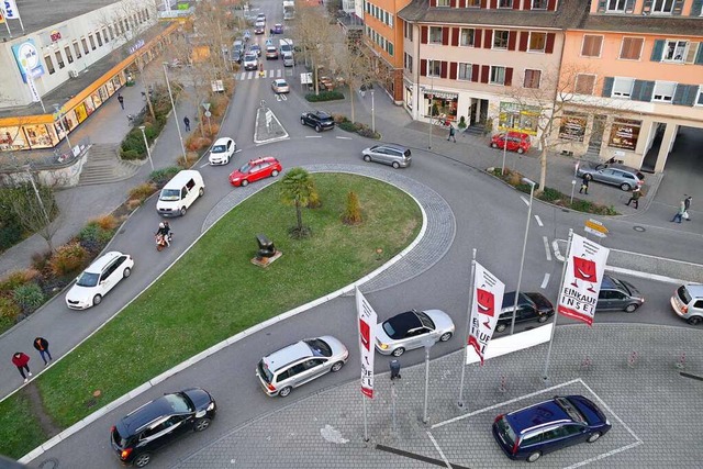 Der Schlaufenkreisel in Weil am Rhein ...#8211; wie hier auf diesem Archivbild.  | Foto: Victoria Langelott