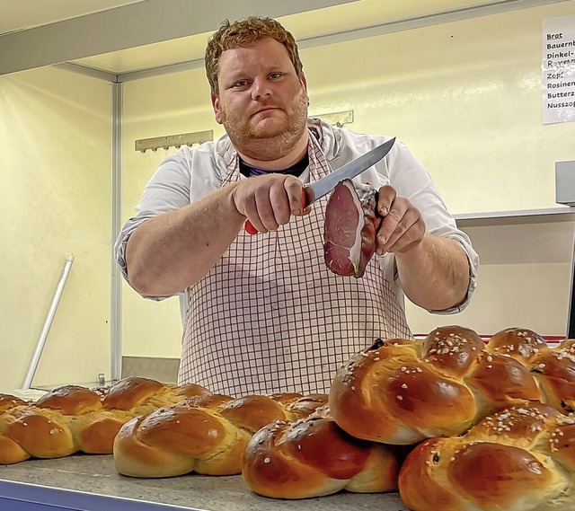 Dominik Brcheler aus Obermettingen war auch mit einem Stand beteiligt.  | Foto: Wilfried Dieckmann