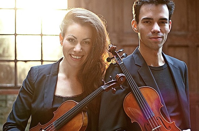 Marie-Luise und Christoph Dingler sind zusammen  The Twiolins.  | Foto: Veranstalter