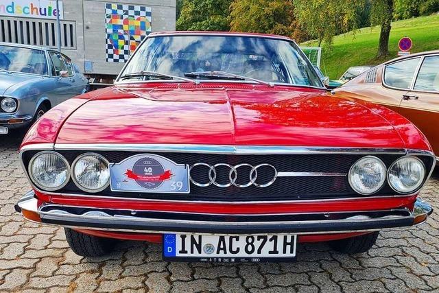 Der Audi 100 Coupé S Club Deutschland feiert in Schopfheim sein 40-jähriges Bestehen