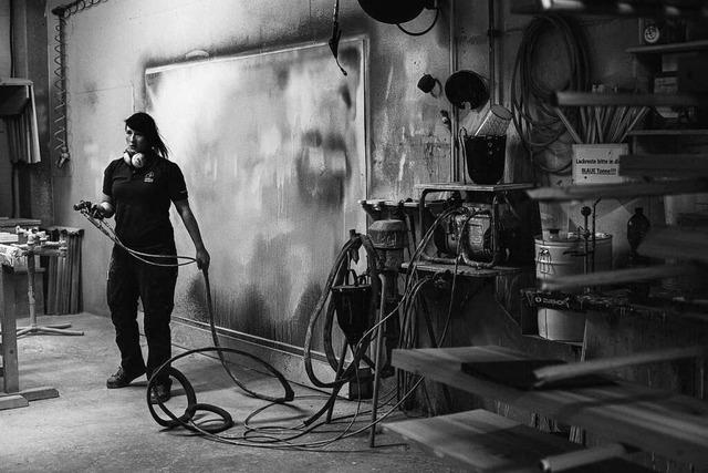 Die Schreinerin Sina Graziani-Leppert hat Handwerkerinnen fotografiert