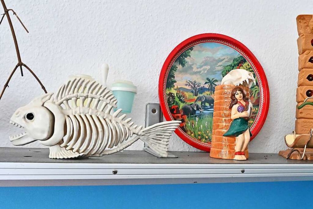 Auch Fischgerippe und Hulahulagirl  ge...einen Dingen, die bewahrt sein wollen.  | Foto: Michael Bamberger