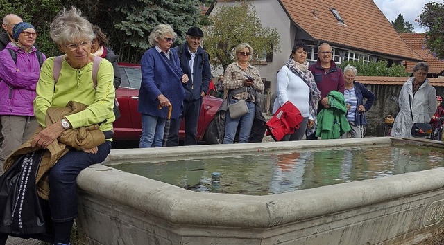 Von Brunnen zu Brunnen in Altweil zogen die Weiler Erzhler.  | Foto: Roswitha Frey