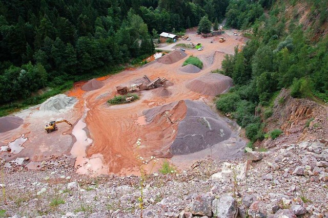 Das Porphyrwerk im Gereut  | Foto: Wolfgang Beck