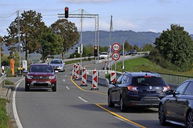 Nach dem holprigen Start des Verkehrsversuchs zwischen Schuttern und Kürzell hat das Regierungspräsidium nachjustiert