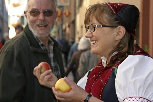 Apfelmarkt in der Altstadt