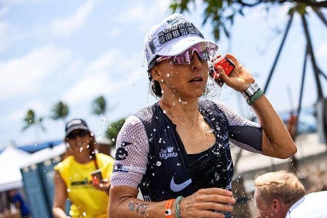 Anne Haug wird erneut Dritte auf Hawaii – und erstmals finisht ein Mensch mit Down-Syndrom