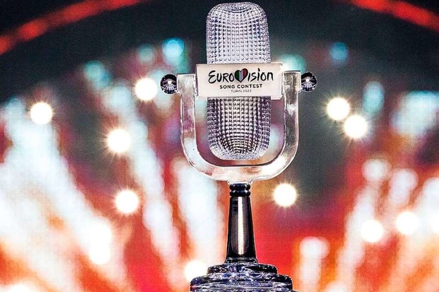 Die Trophe des Eurovision Song Contest 2022  | Foto: Corinne Cumming (dpa)