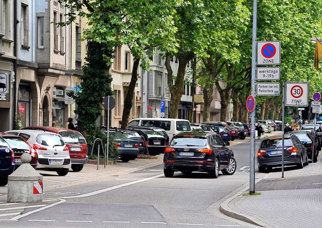 Wie hier in Freiburg knnen sich die G...flichtige Anwohnerausweise vorstellen.  | Foto: Thomas Kunz