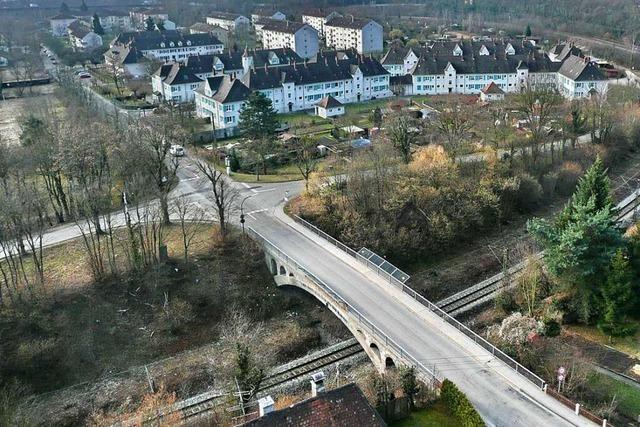 Abriss der Güterstraßen-Brücke in Haltingen steht bevor