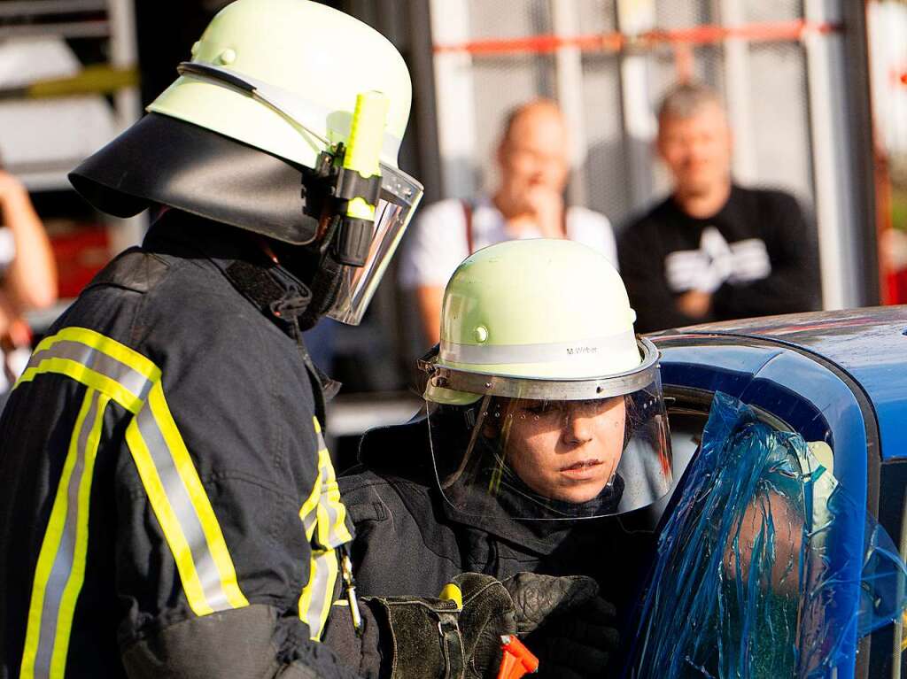 Feuerwehr zum Erleben und Anfassen gab es beim Tag der Feuerwehr in Gndelwangen.