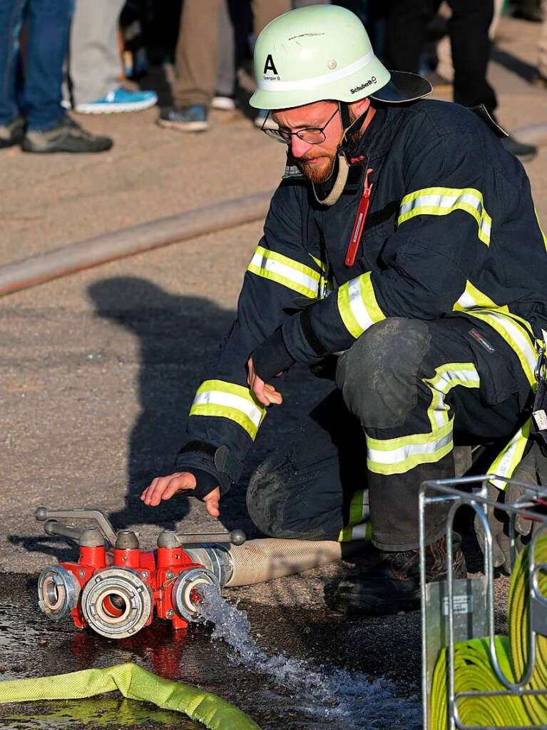 Feuerwehr zum Erleben und Anfassen gab es beim Tag der Feuerwehr in Gndelwangen.