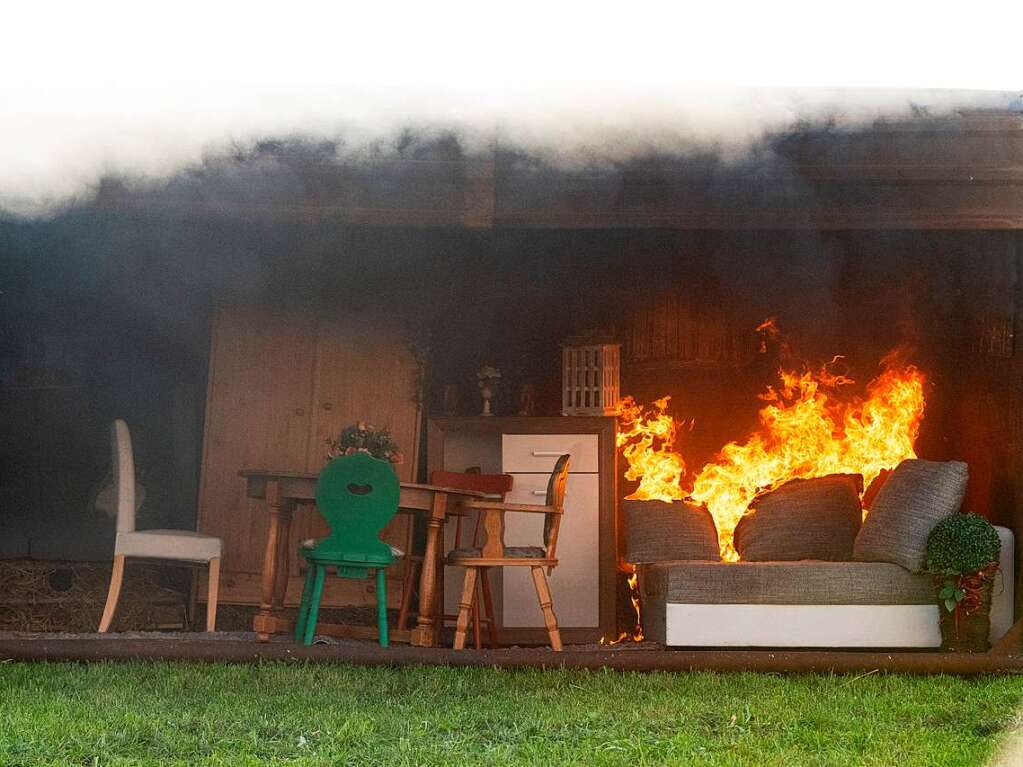 Feuerwehr zum Erleben und Anfassen gab es beim Tag der Feuerwehr in Gndelwangen.