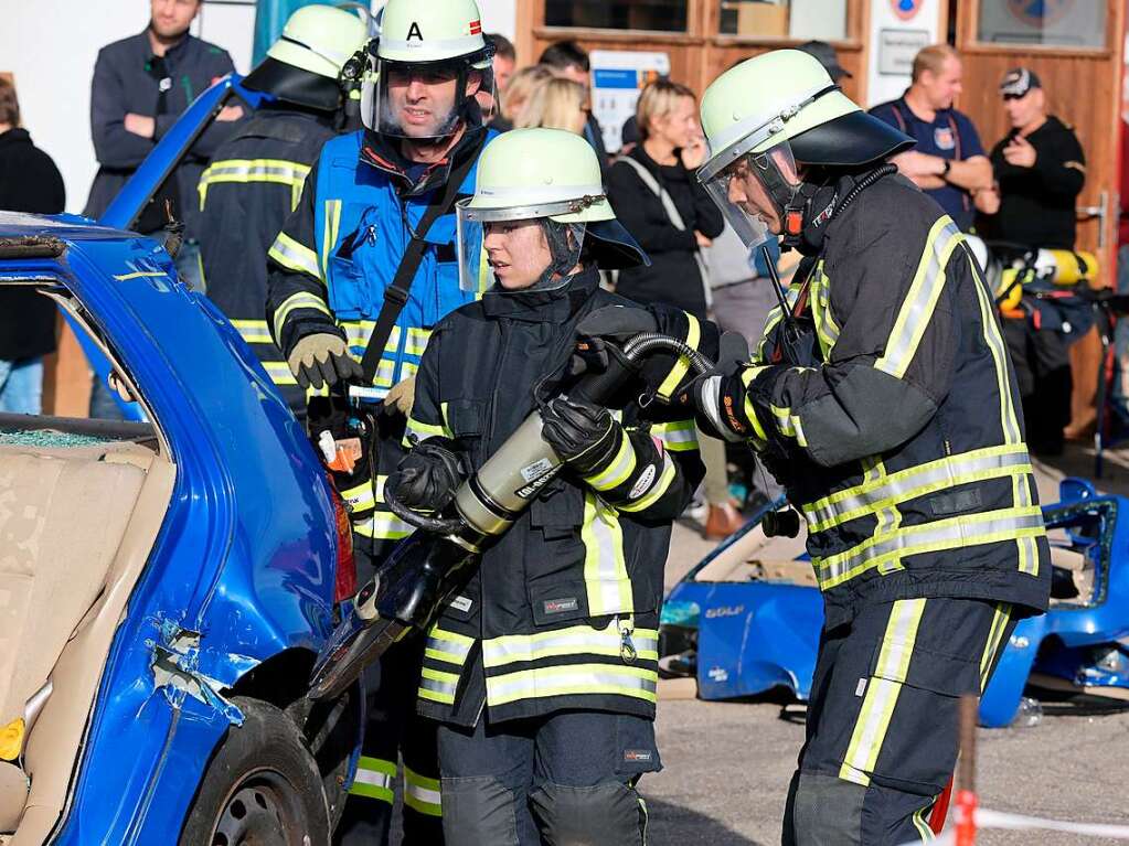 Feuerwehr zum Erleben und Anfassen gab es beim Tag der Feuerwehr in Gndelwangen.