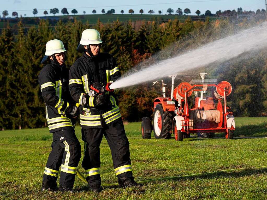 Feuerwehr zum Erleben und Anfassen gab es beim Tag der Feuerwehr in Gndelwangen.