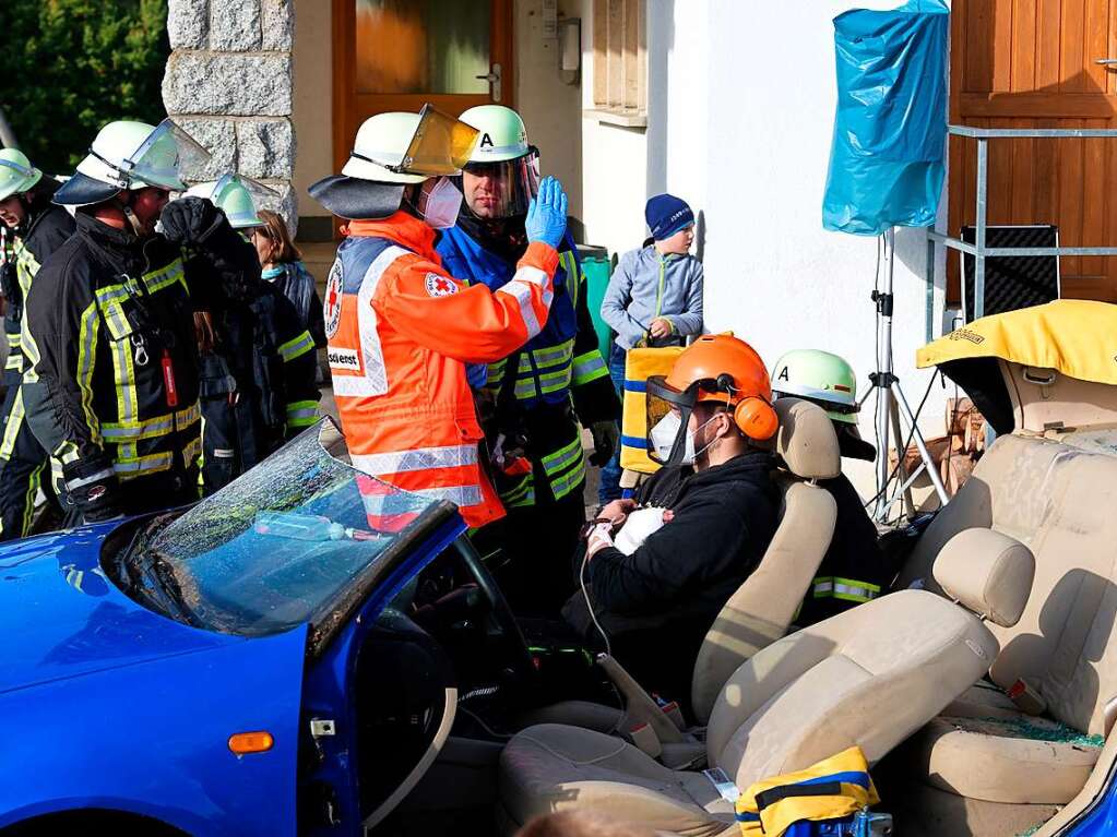 Feuerwehr zum Erleben und Anfassen gab es beim Tag der Feuerwehr in Gndelwangen.