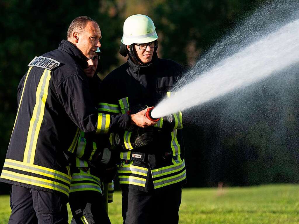 Feuerwehr zum Erleben und Anfassen gab es beim Tag der Feuerwehr in Gndelwangen.