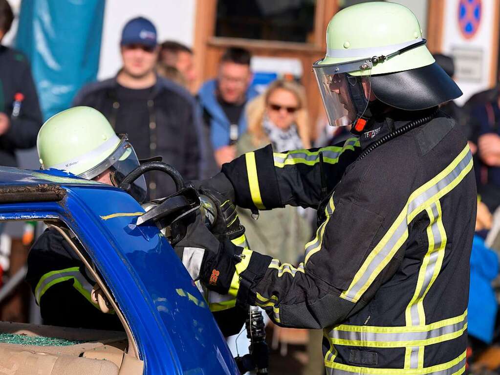 Feuerwehr zum Erleben und Anfassen gab es beim Tag der Feuerwehr in Gndelwangen.