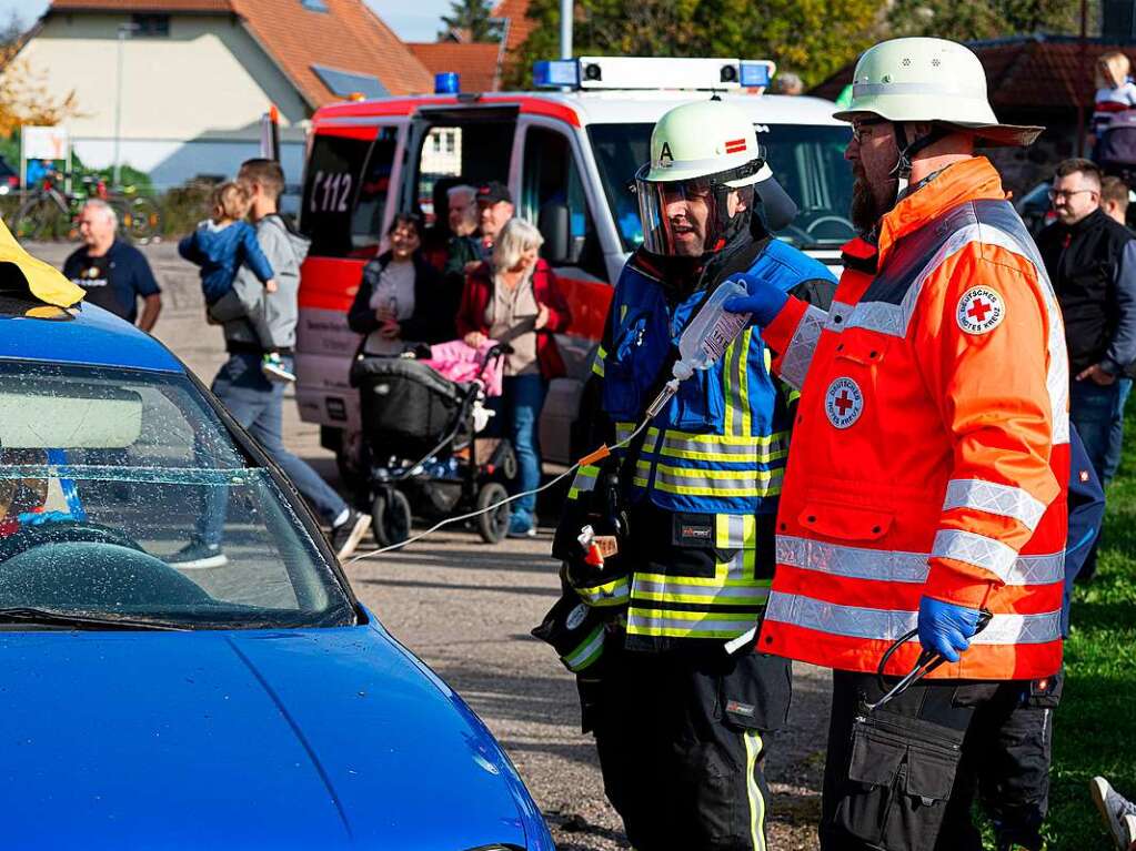 Feuerwehr zum Erleben und Anfassen gab es beim Tag der Feuerwehr in Gndelwangen.