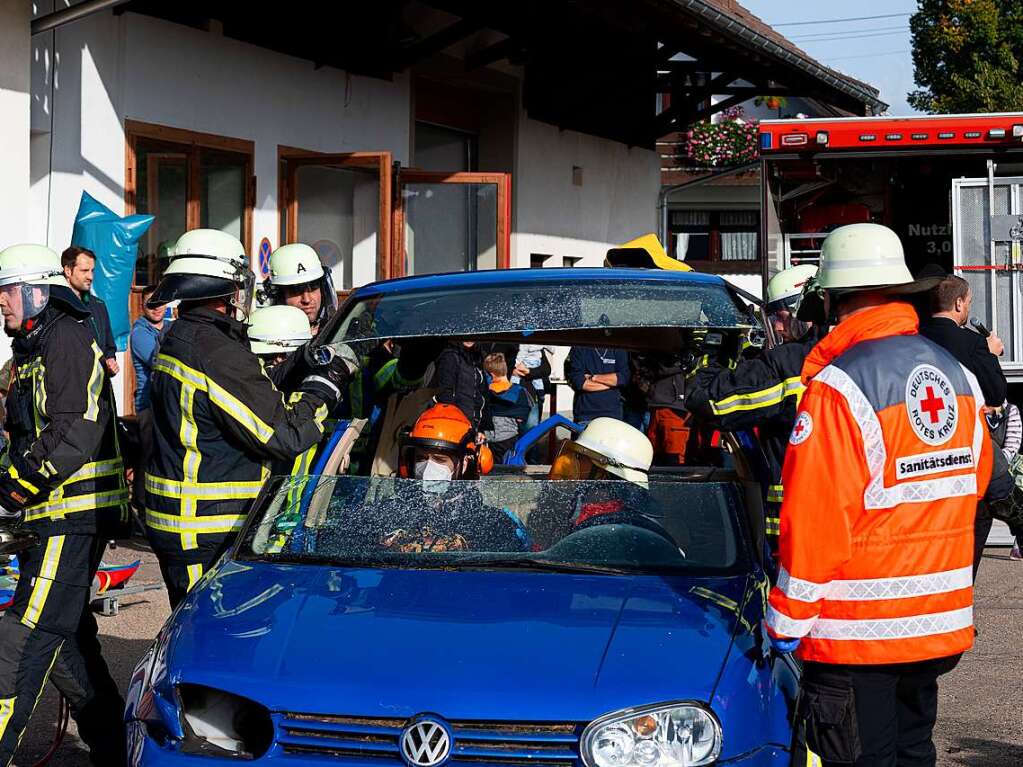 Feuerwehr zum Erleben und Anfassen gab es beim Tag der Feuerwehr in Gndelwangen.