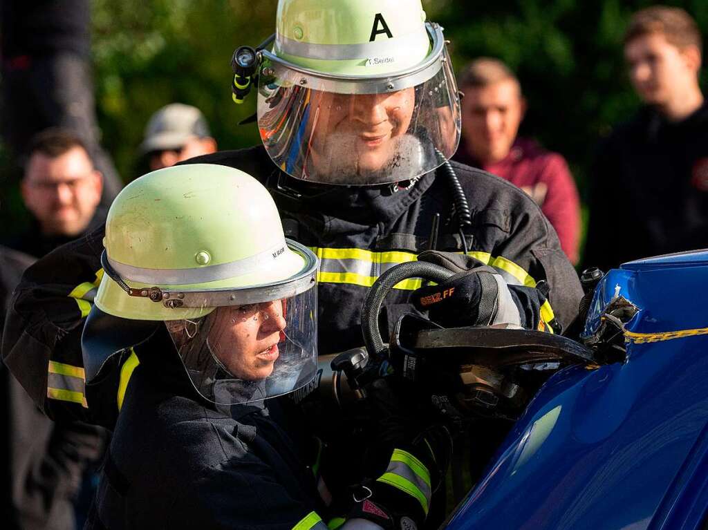 Feuerwehr zum Erleben und Anfassen gab es beim Tag der Feuerwehr in Gndelwangen.