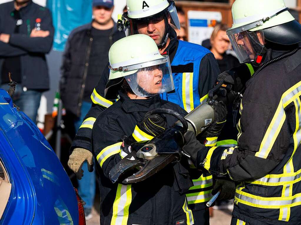 Feuerwehr zum Erleben und Anfassen gab es beim Tag der Feuerwehr in Gndelwangen.